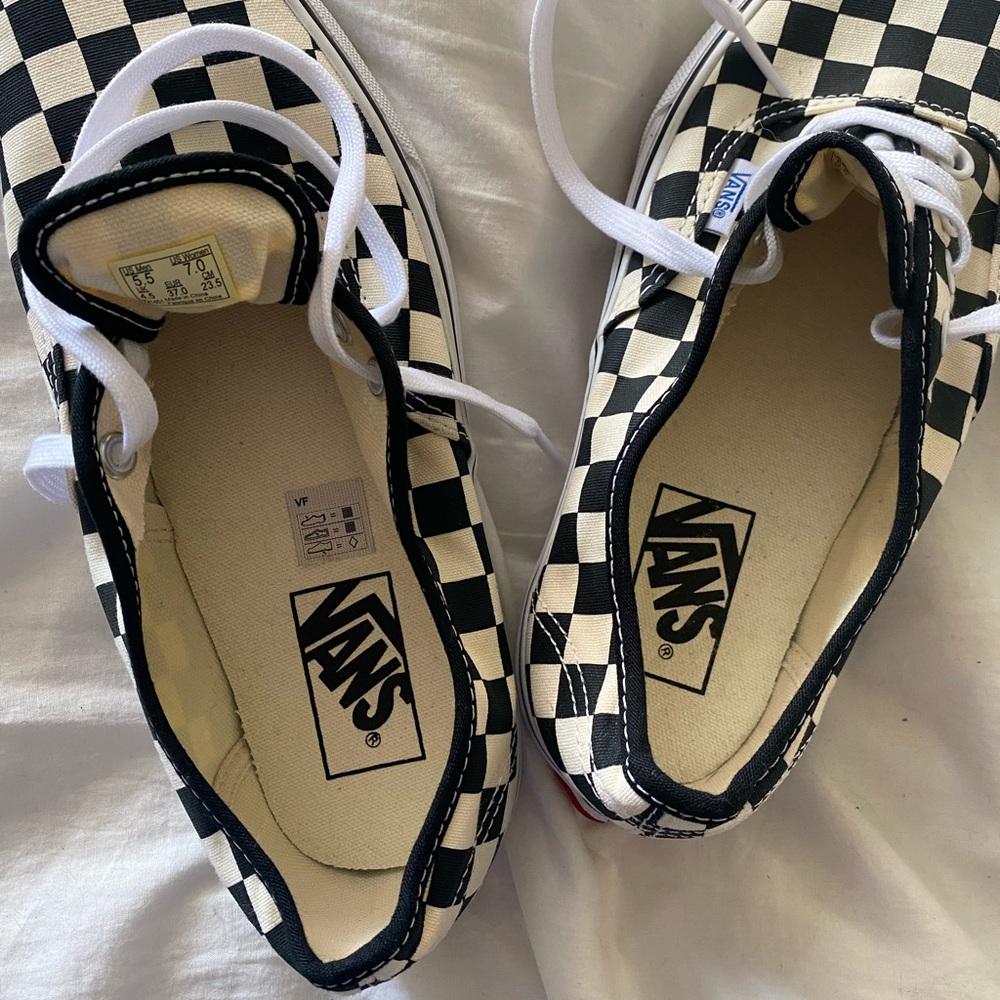 Vans Authentic Shoe, Classic Checker Pattern. - image 5